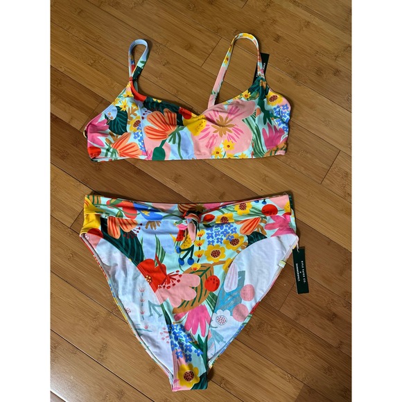 summersalt Other - Rifle Paper Co x Summersalt Garden Party Floral Bikini Set Plus Size 18 NWT